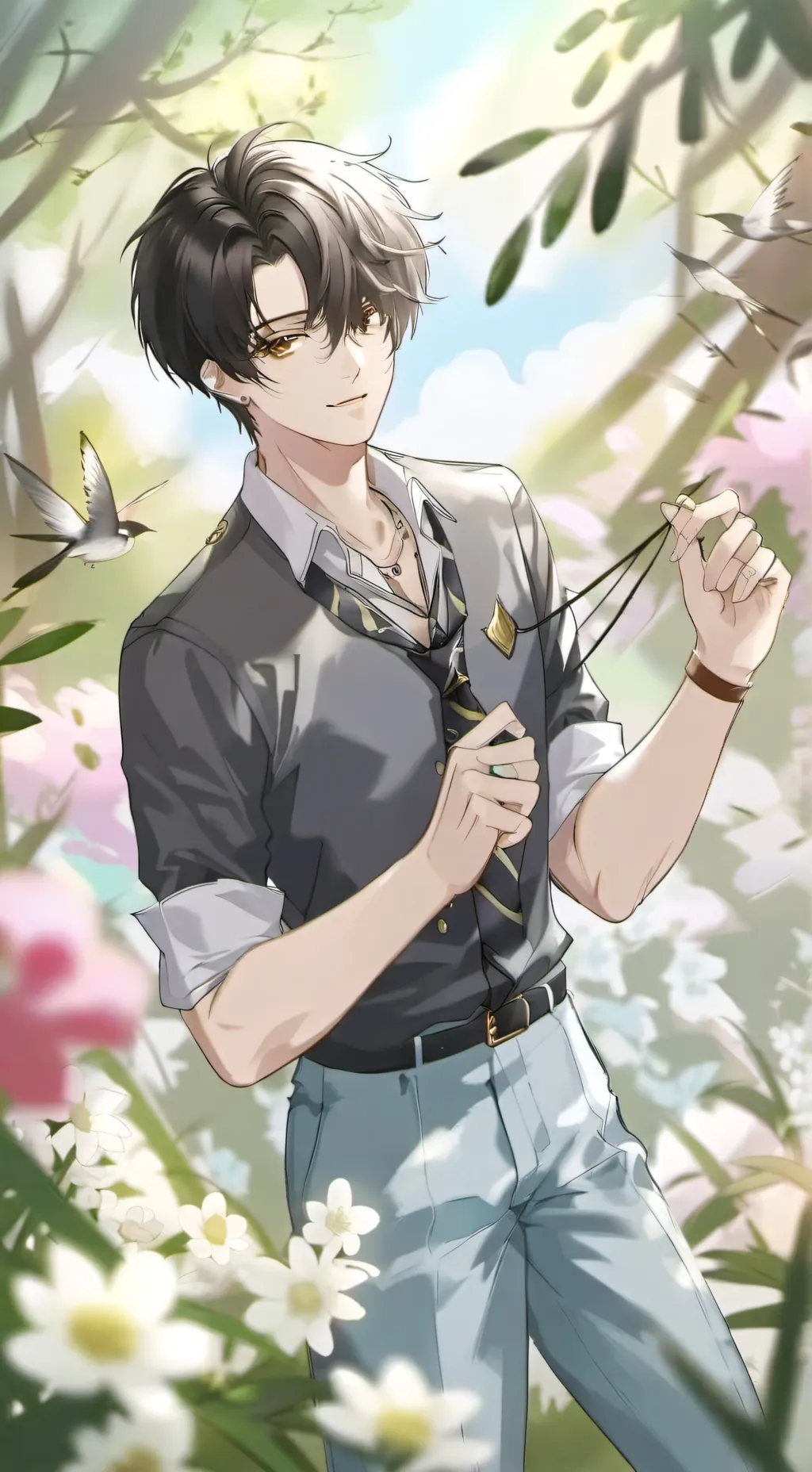 ai character: Félix background