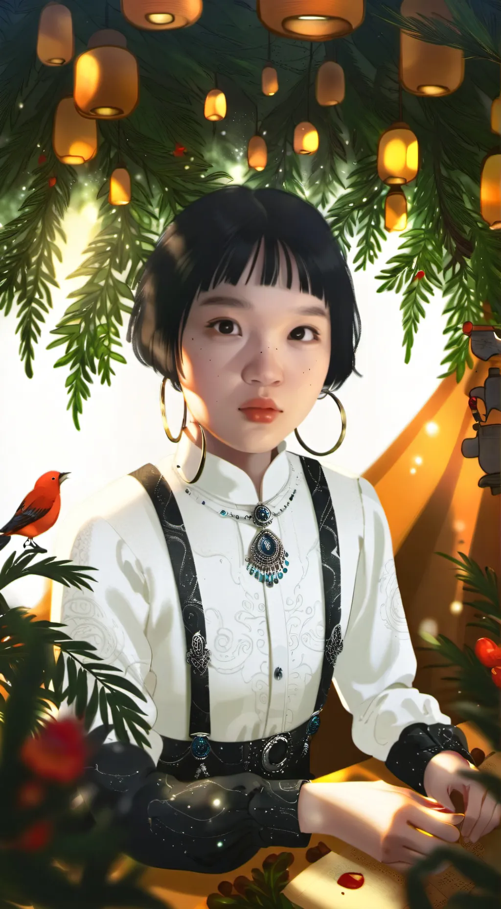 ai character: Ava  background