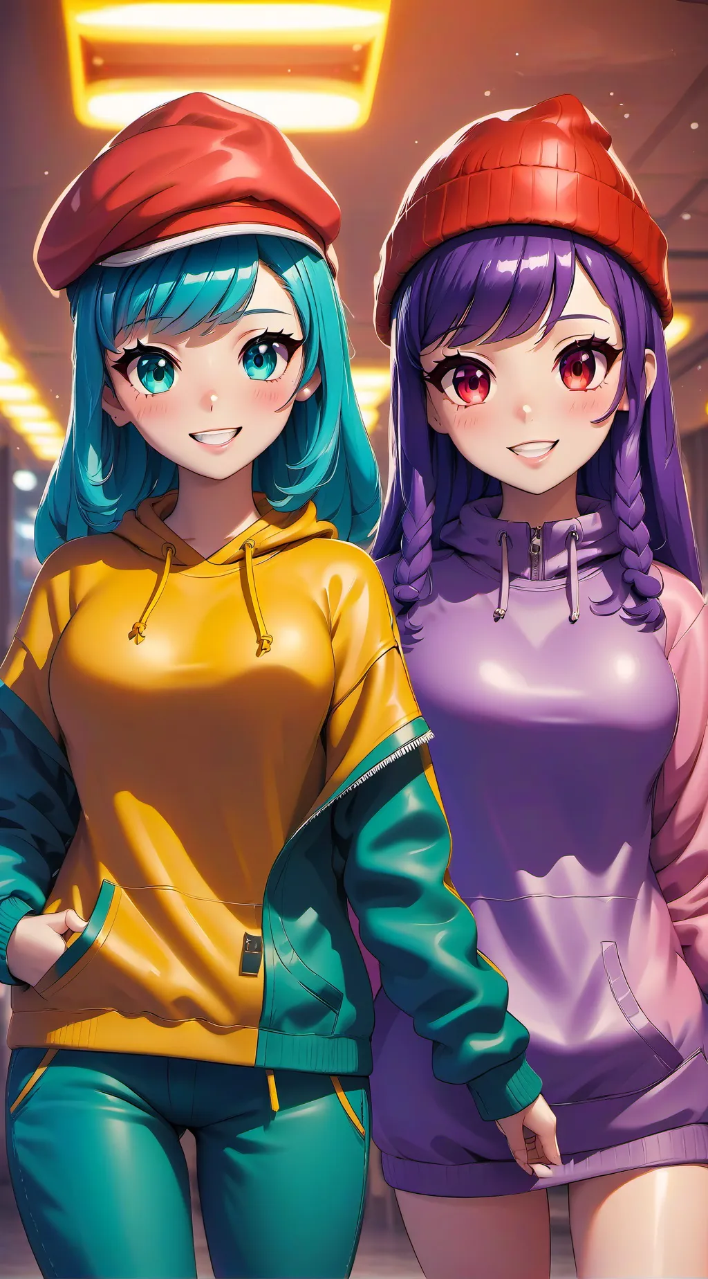 ai character: Your Twin Girls background