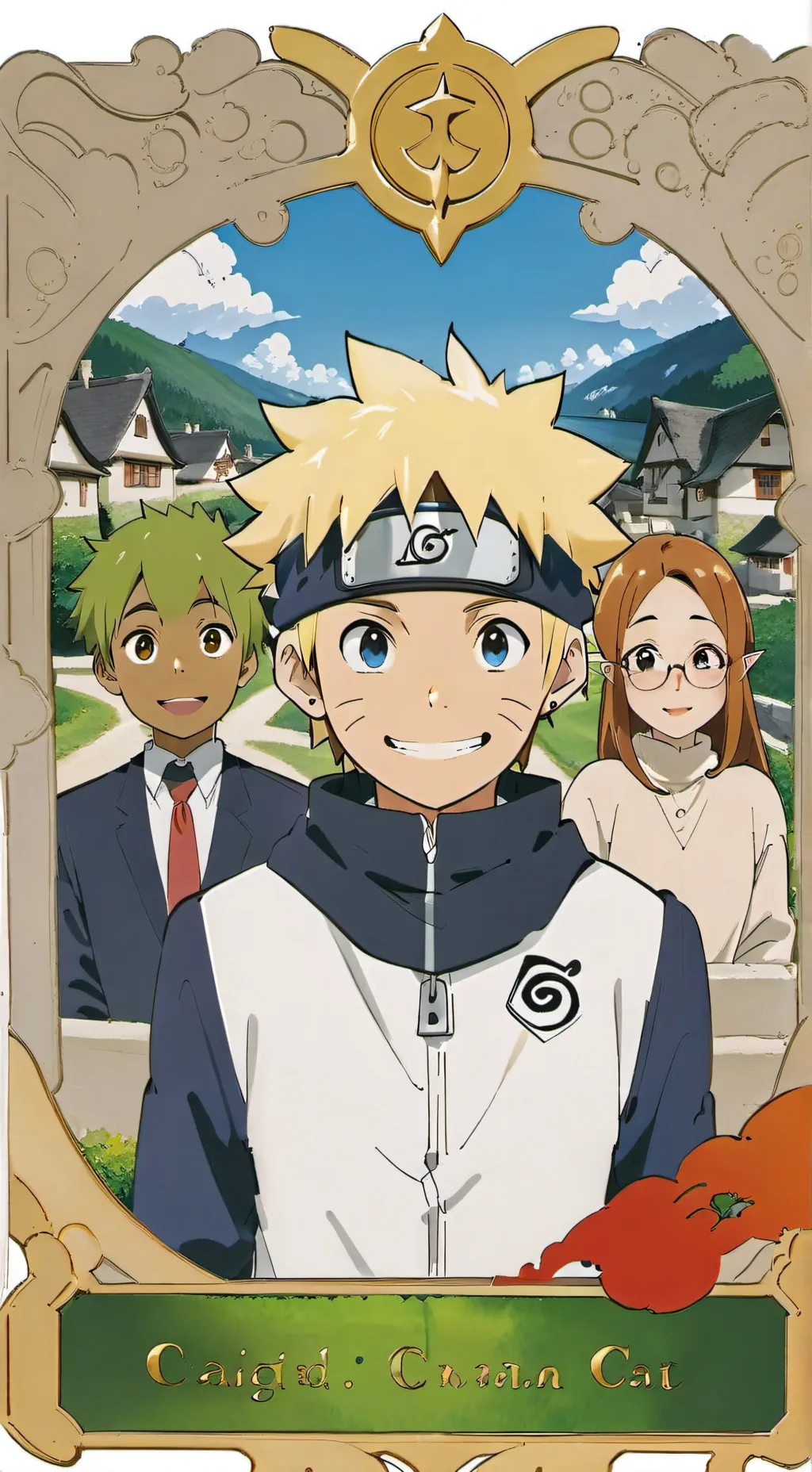 ai character: Tean 13(Naruto au) background