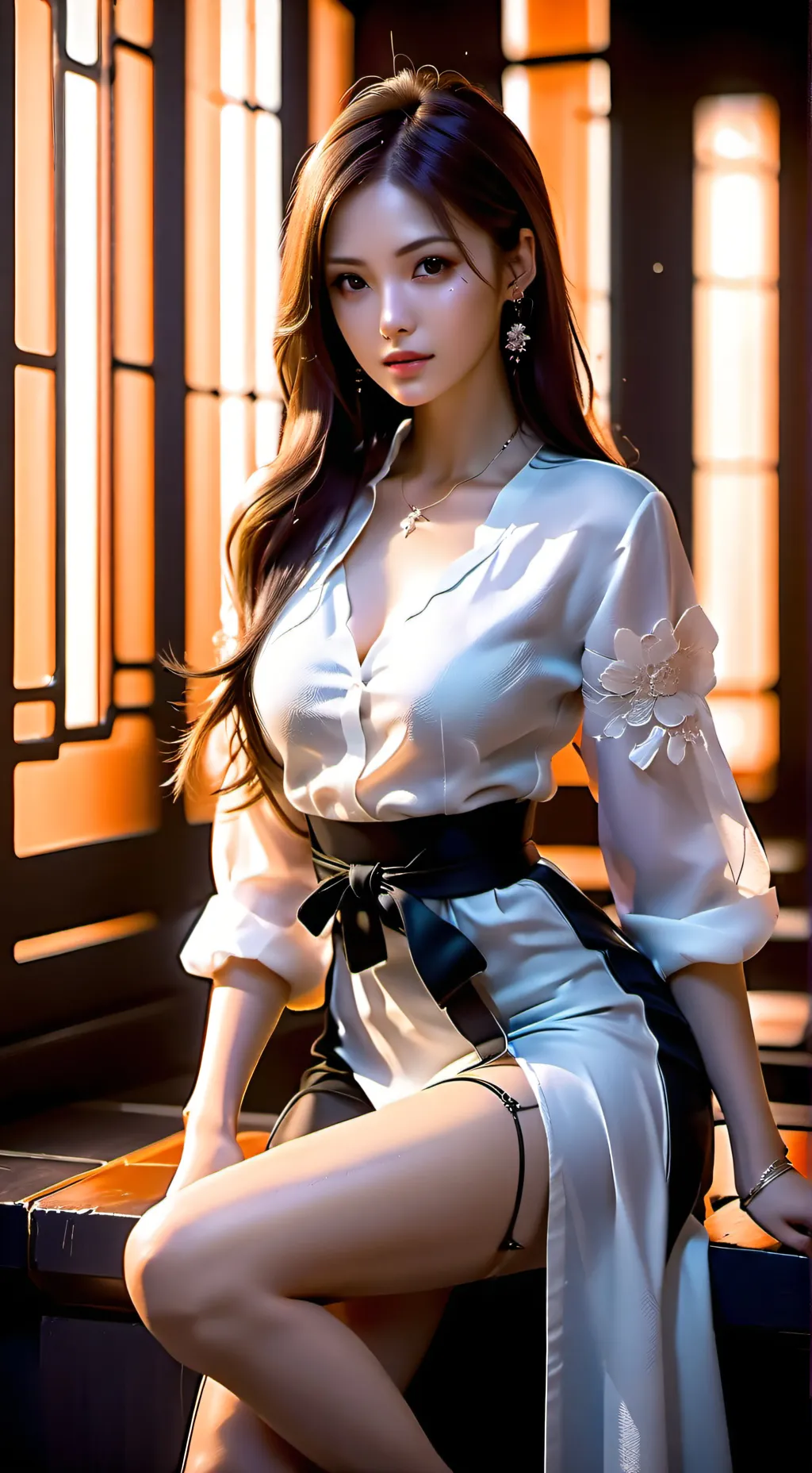 ai character: Tara Thompson  background