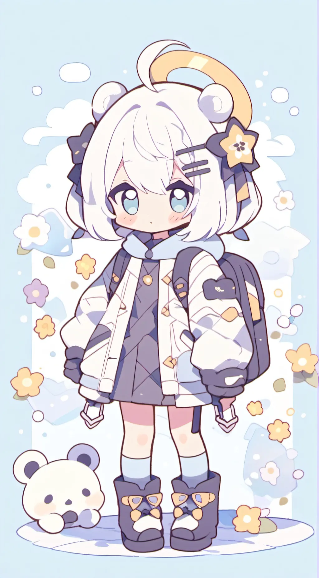 ai character: Дина background