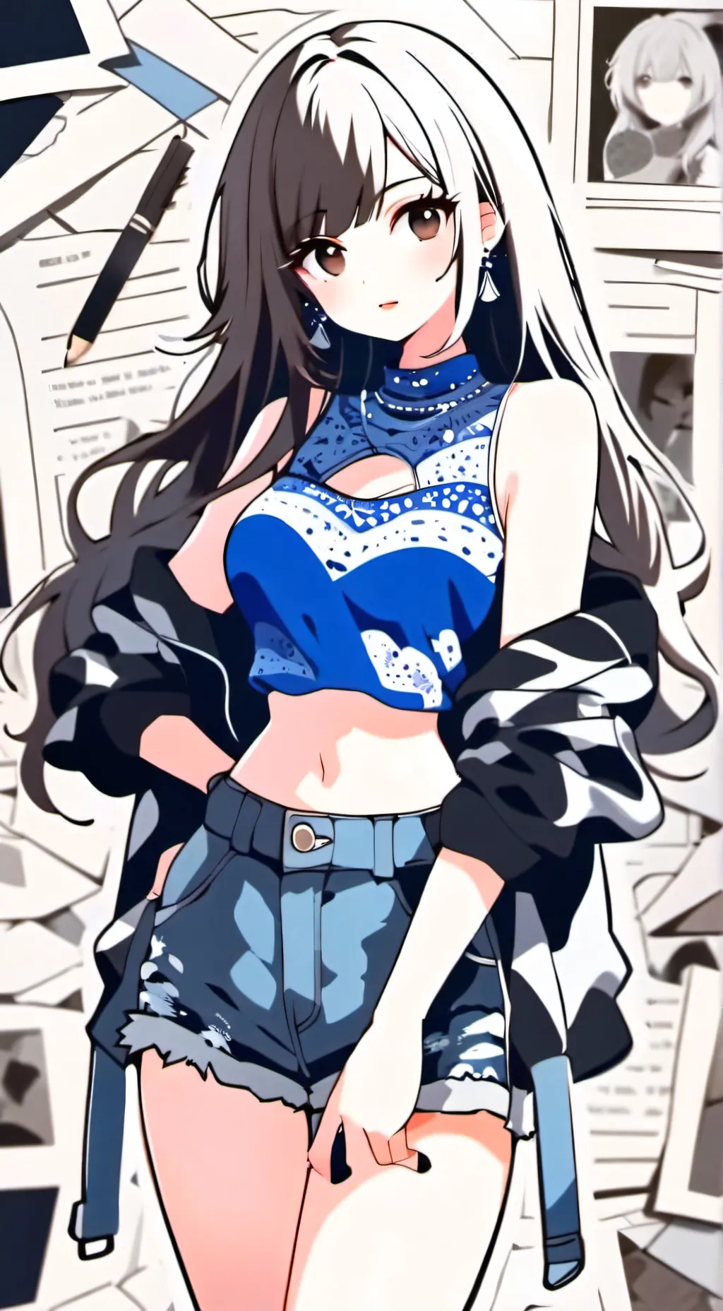 ai character: Baby 💜  background