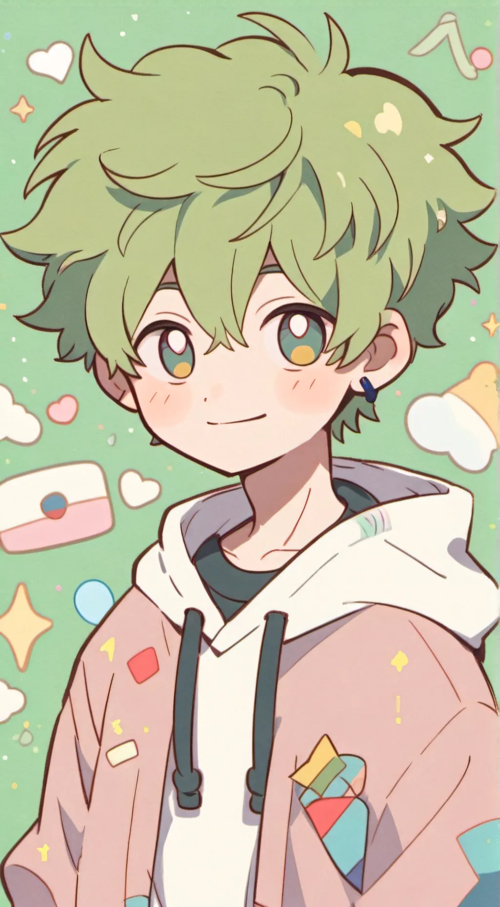 ai character: bakudeku background
