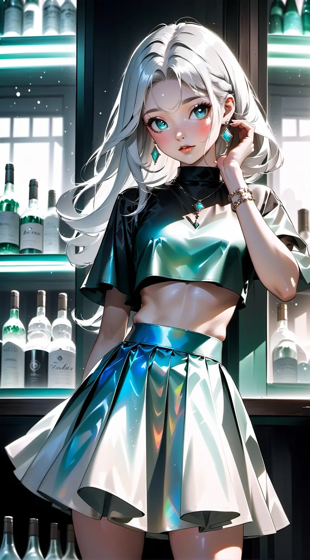 ai character: tipsy Miss Molly background