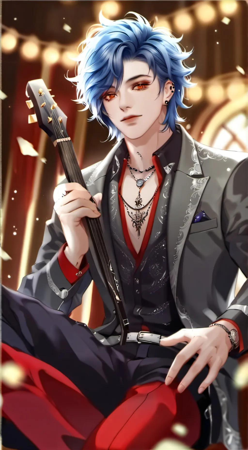 ai character: Marcos.  background