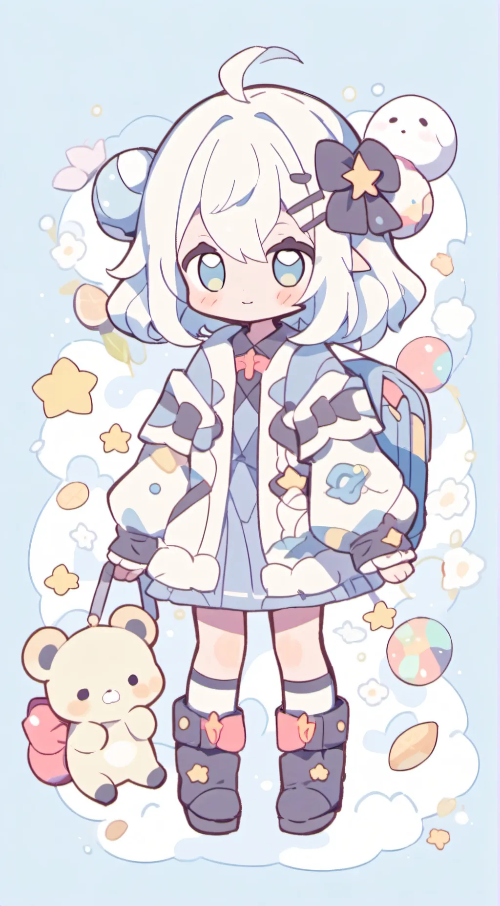 ai character: DW hates poppy background