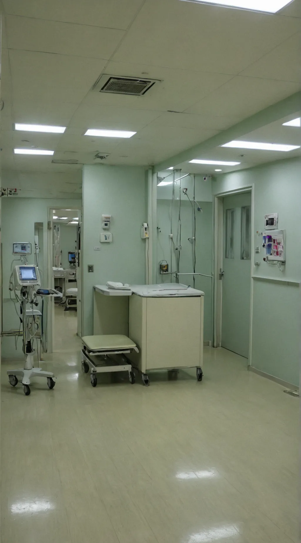 ai character: Hospital  background