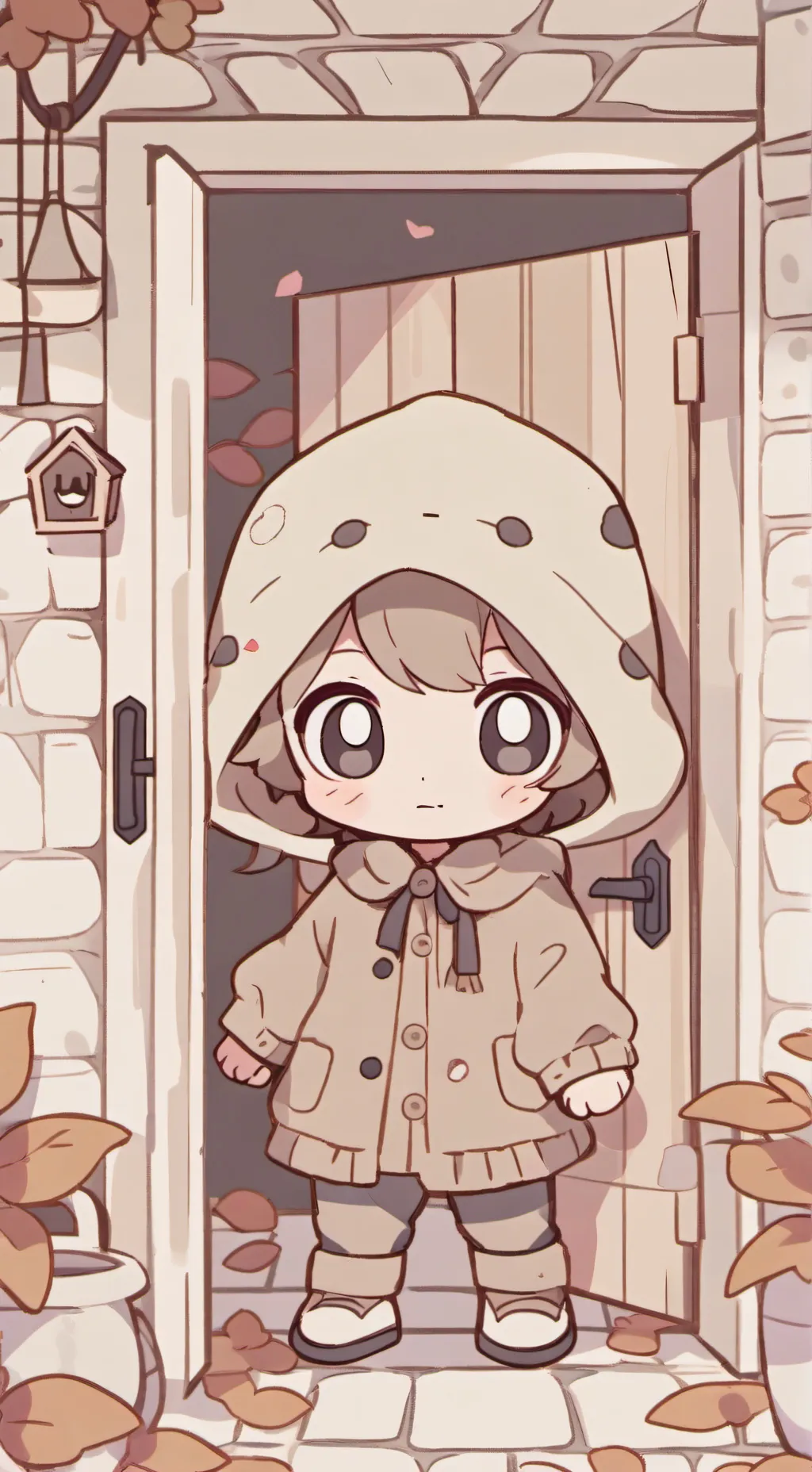 ai character: so smol Chibi 💖 background