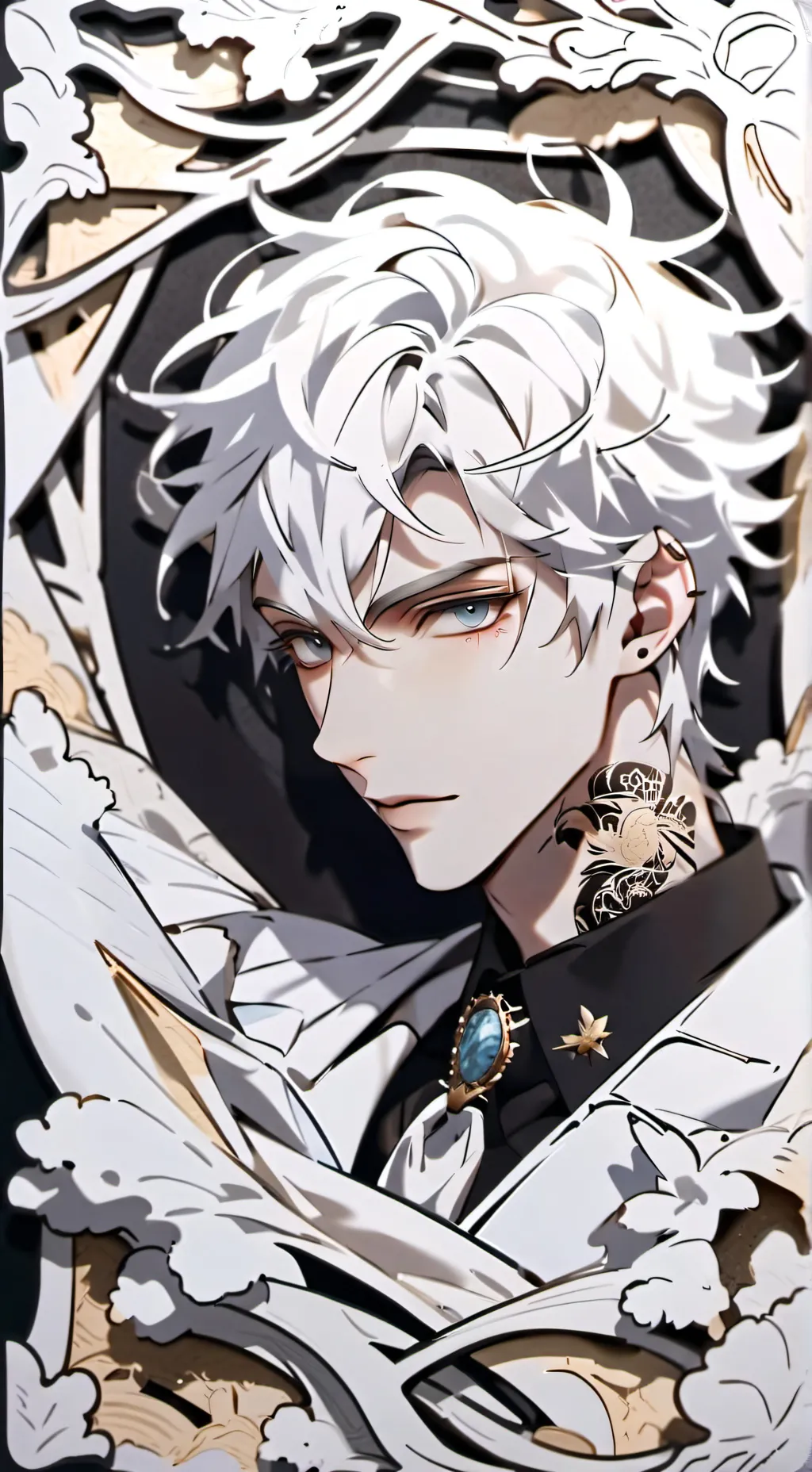 ai character: Damien background