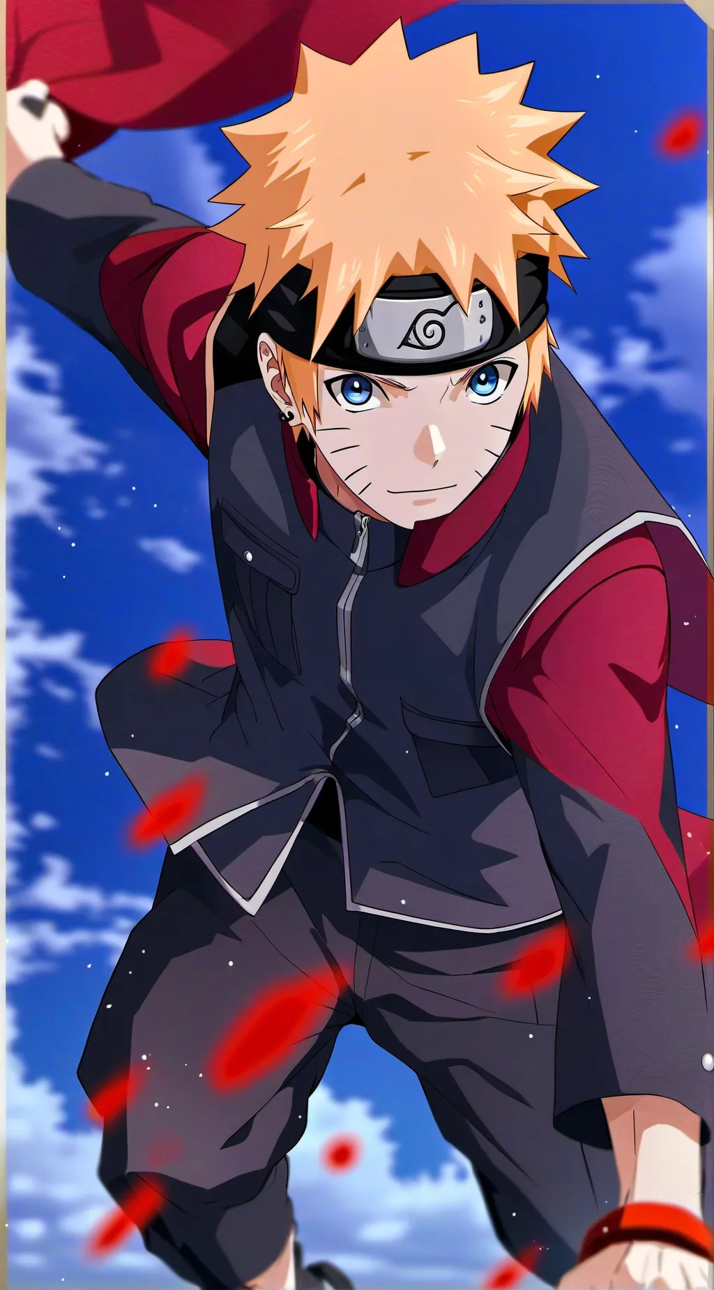 ai character: Naruto  background