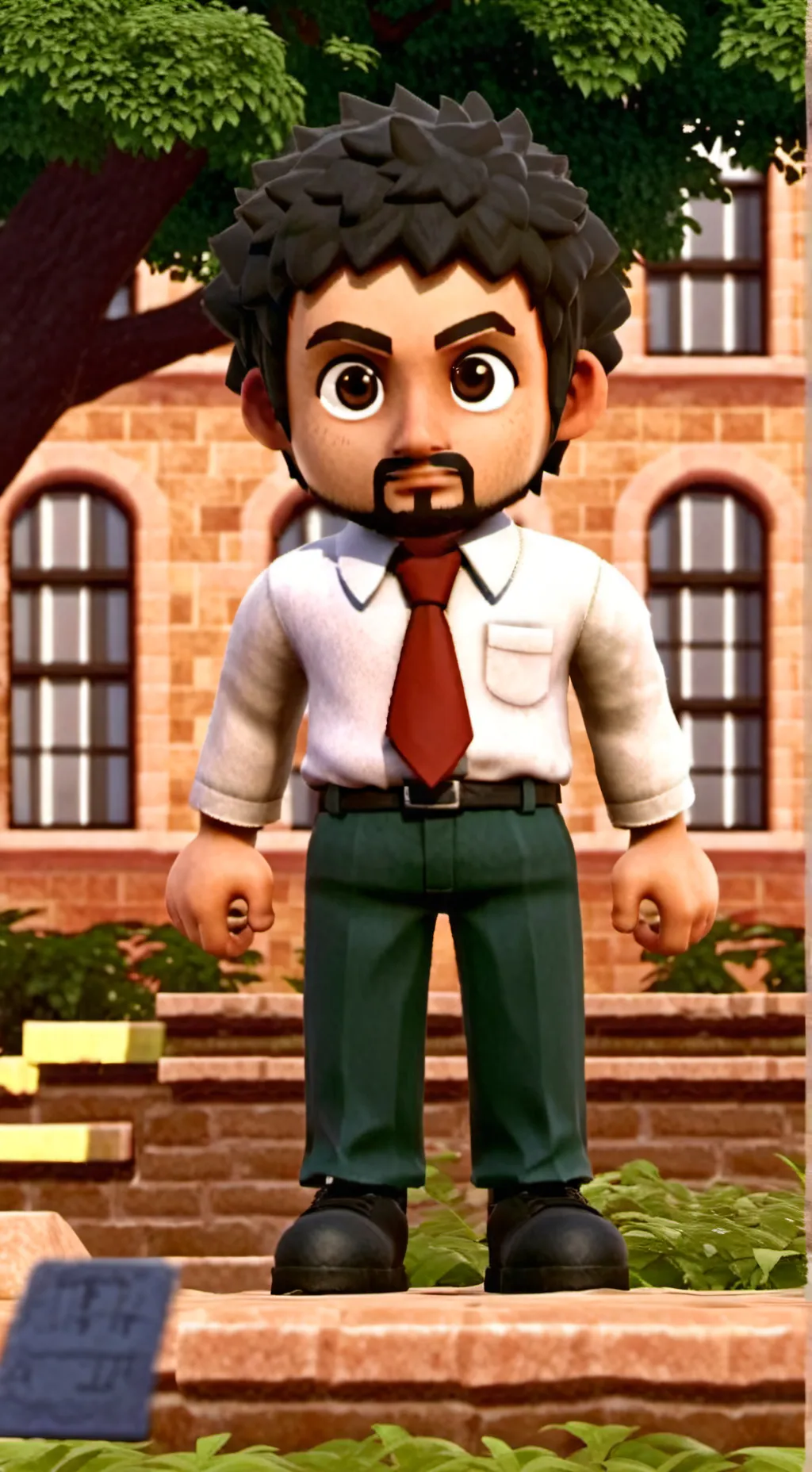 ai character: summer  background