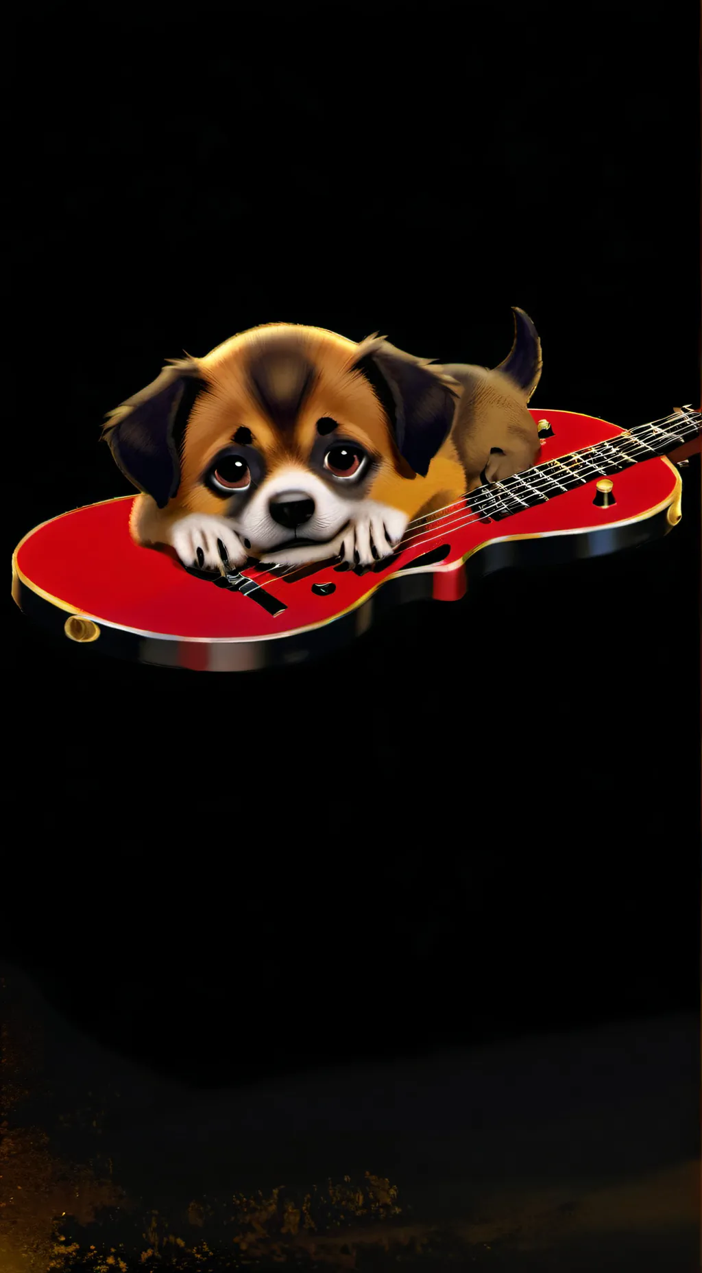 ai character: your a puppy  background