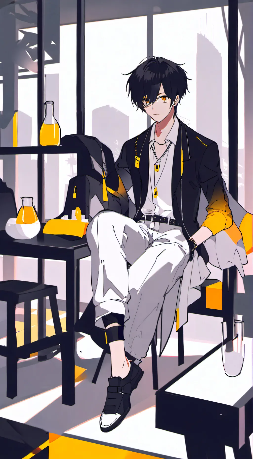 ai character: Шимо background