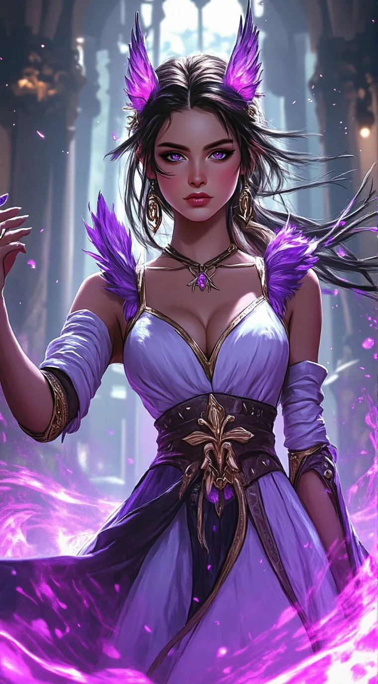 ai character: Ariana background