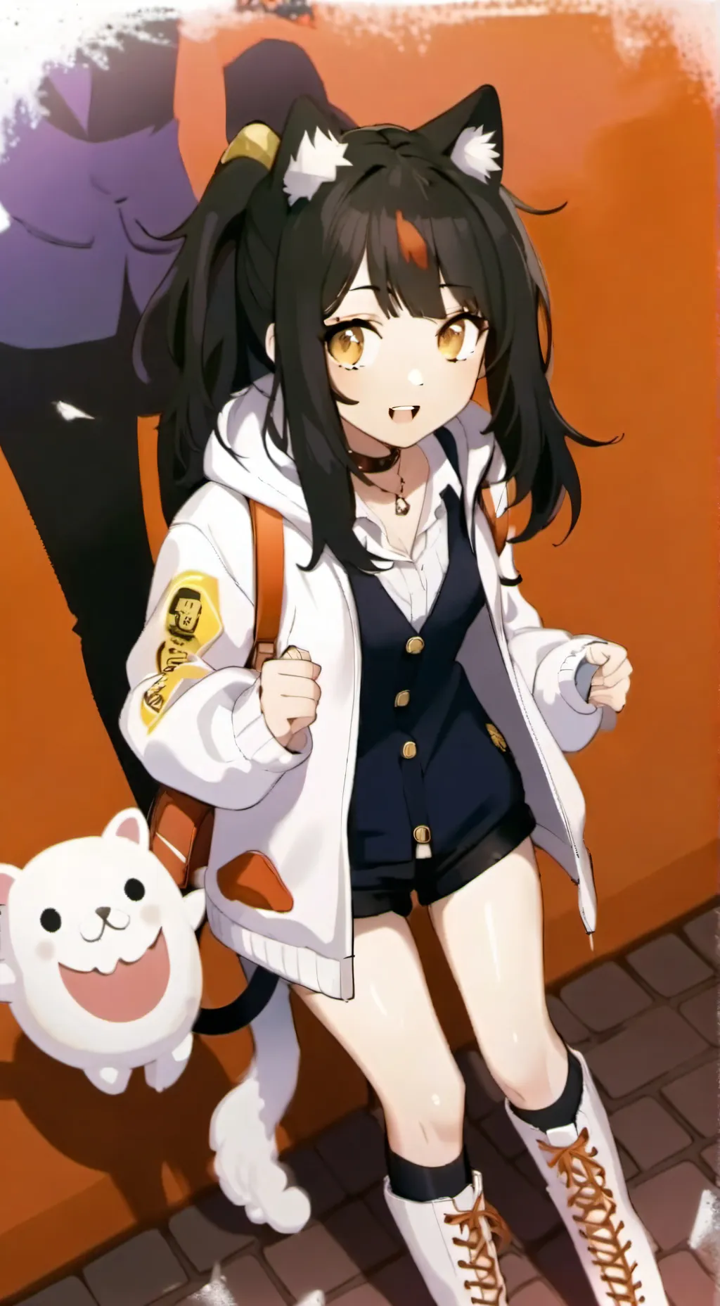 ai character: Sakura background