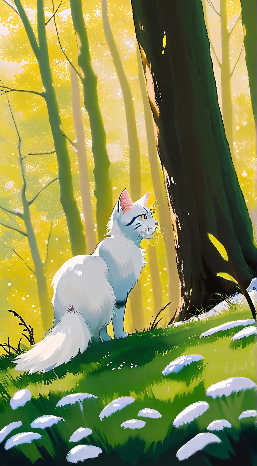 ai character: Snowfur background