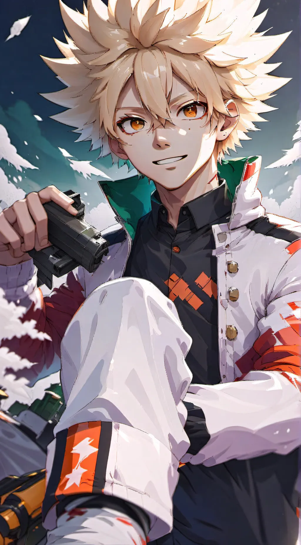 ai character: bakugo  bf background