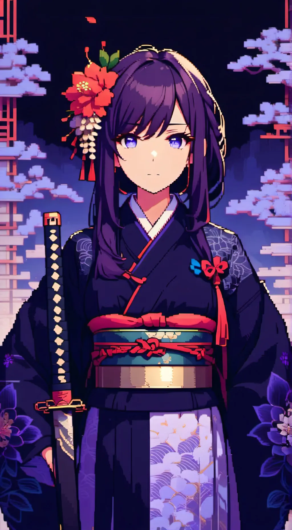 ai character: Sayori  background