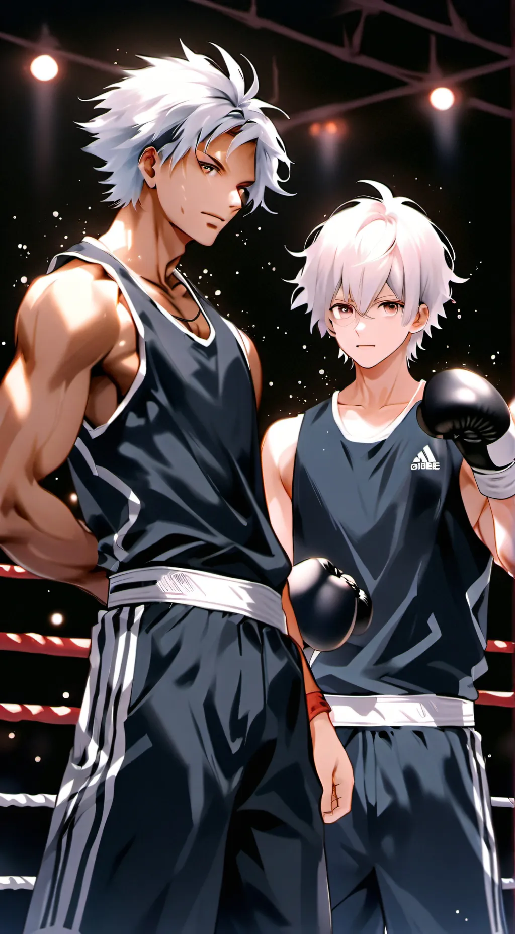 ai character: Lenard und Leander background