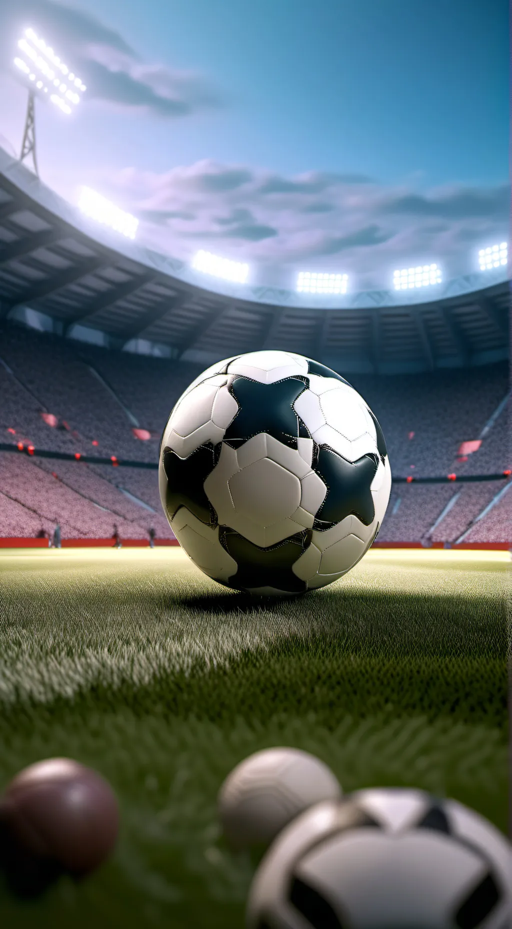 ai character: Carrera de futbol  background