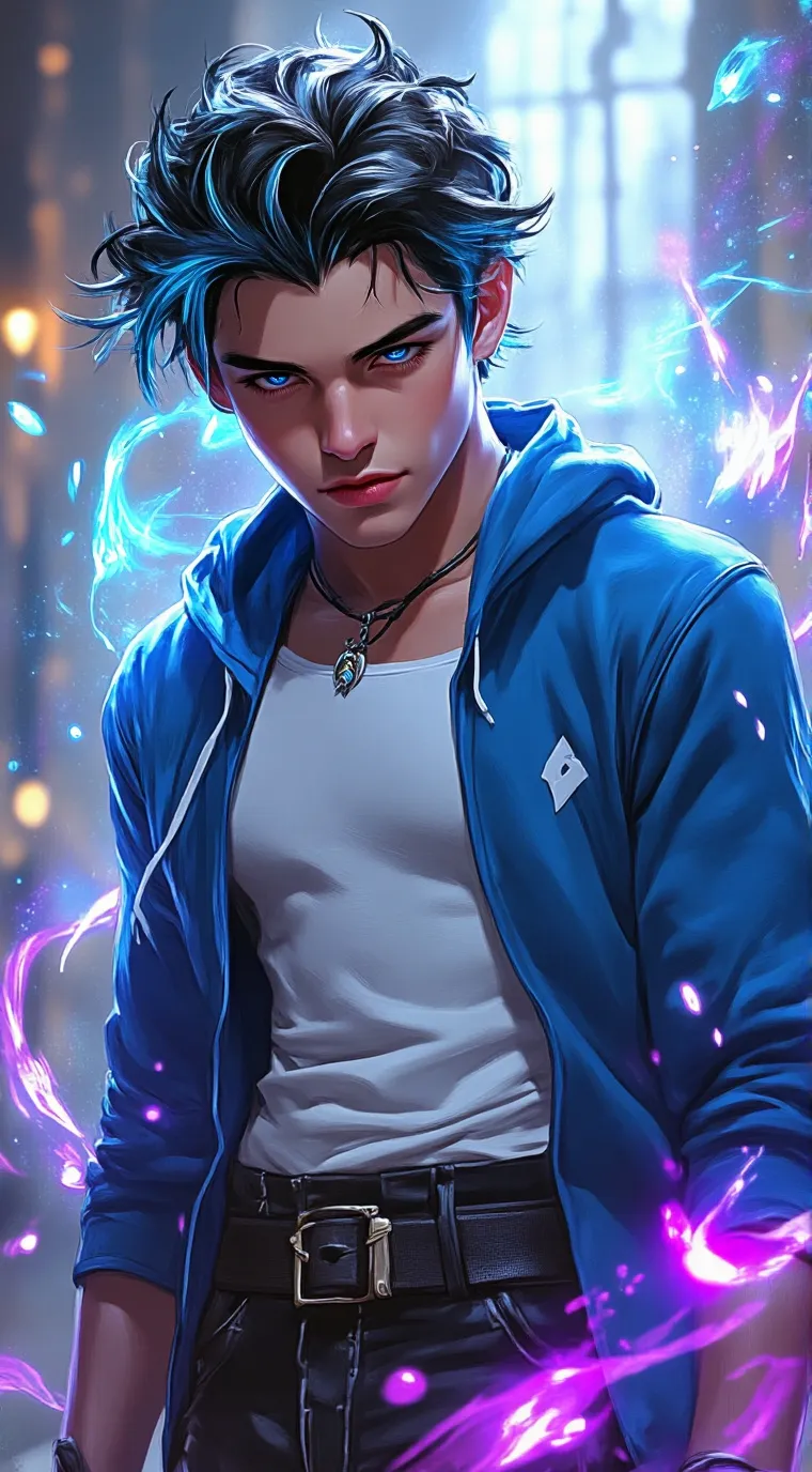 ai character: Adrinette +Luka  background