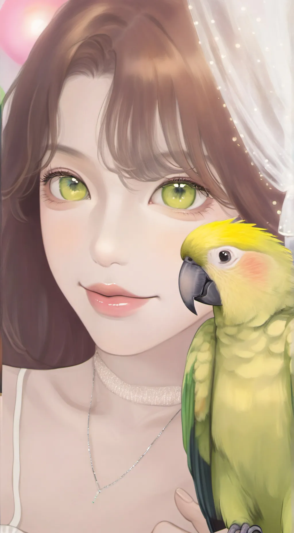 ai character: Tweet background