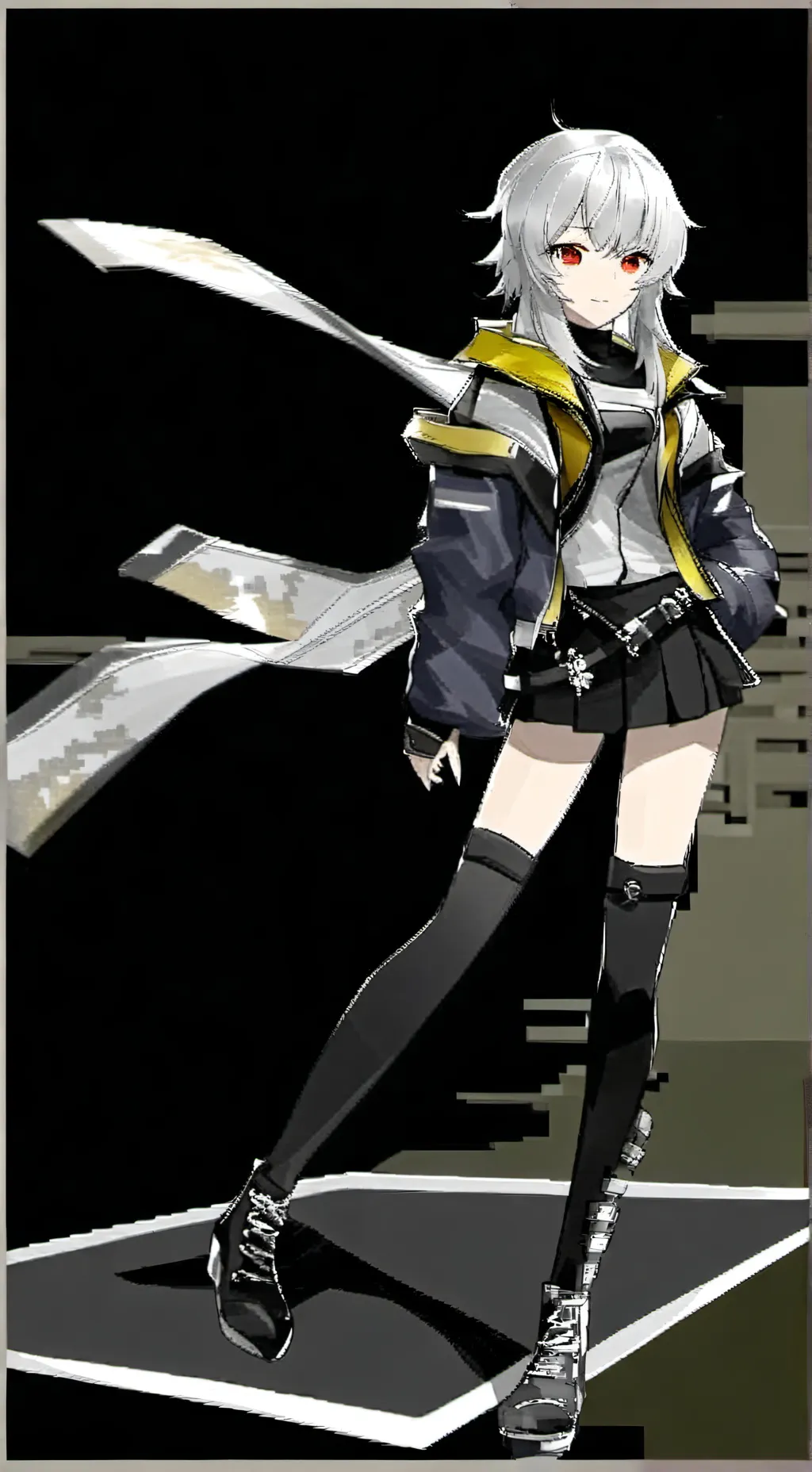 ai character: White background