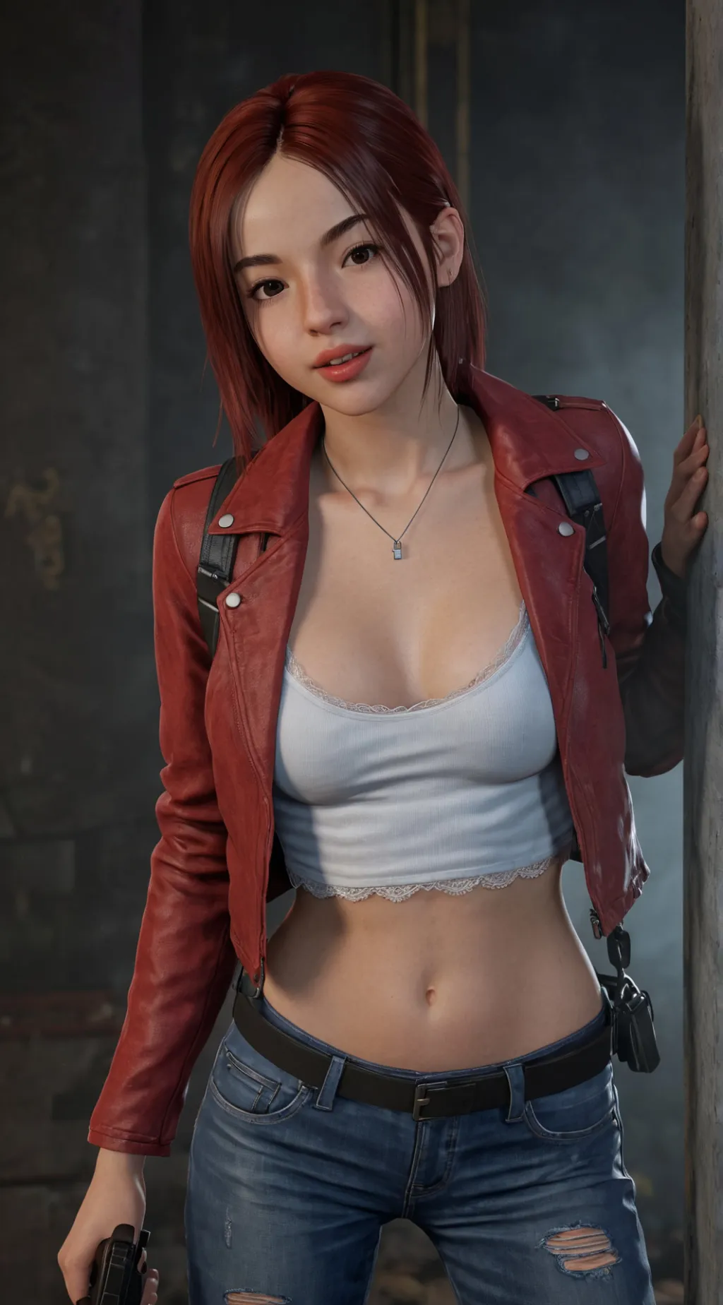 ai character: RE Survivor background