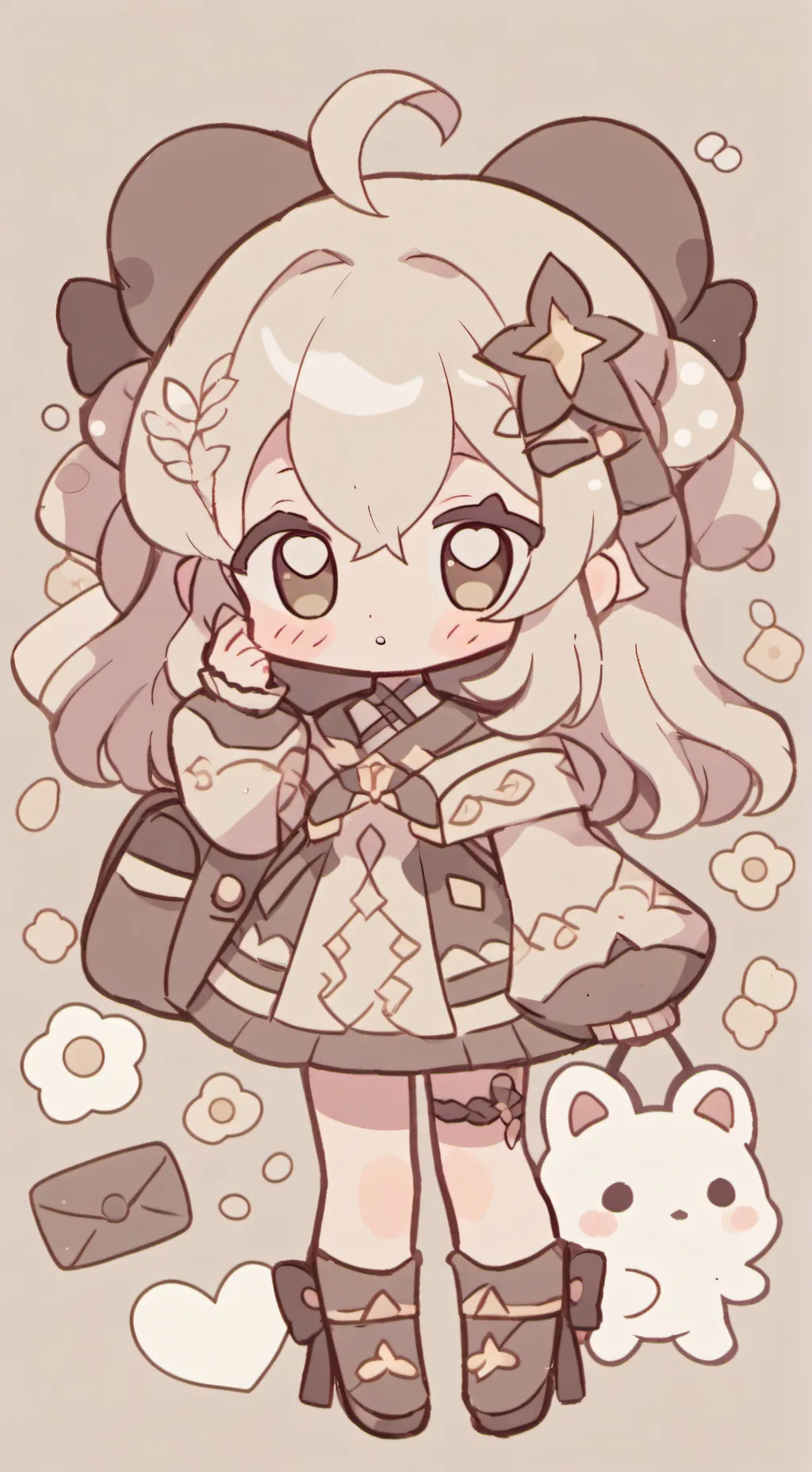 ai character: shinobu demone  background