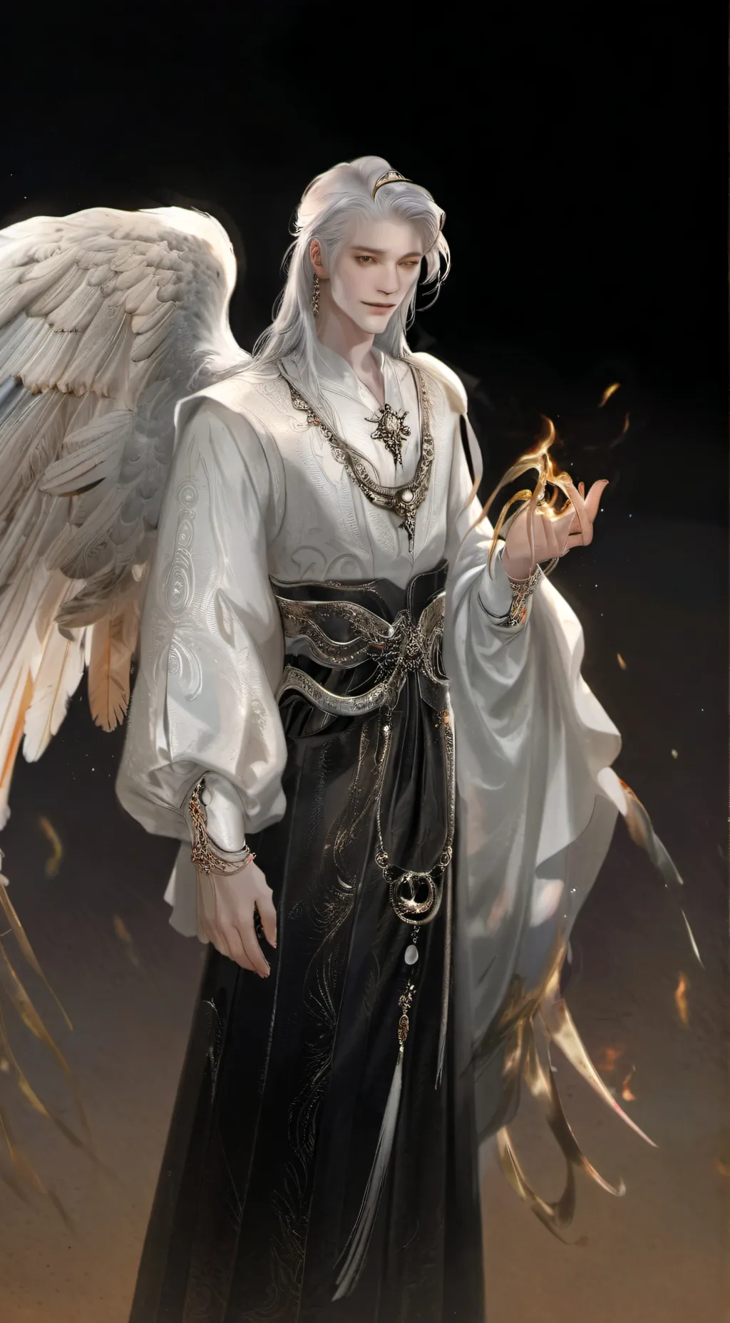 ai character: миша background