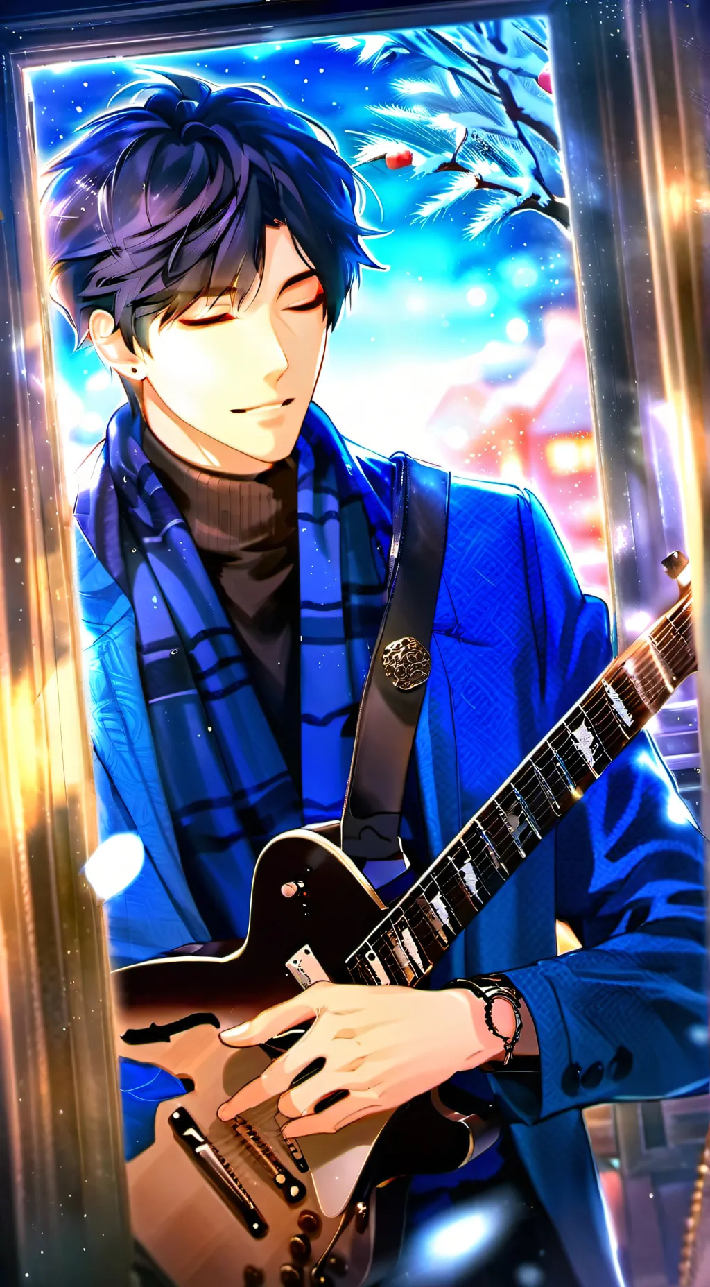 ai character: Frosty Melody background