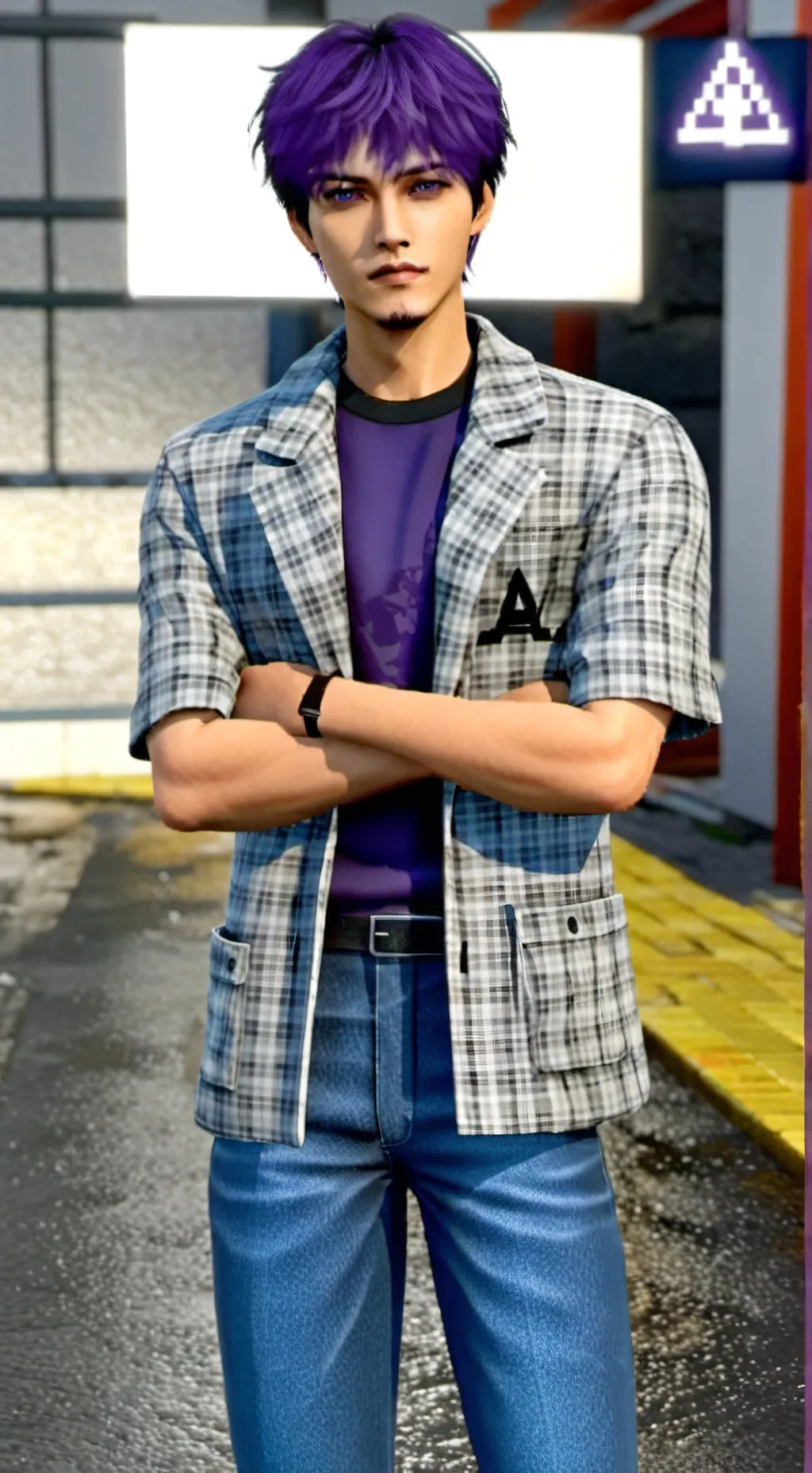 ai character: Vincent  background