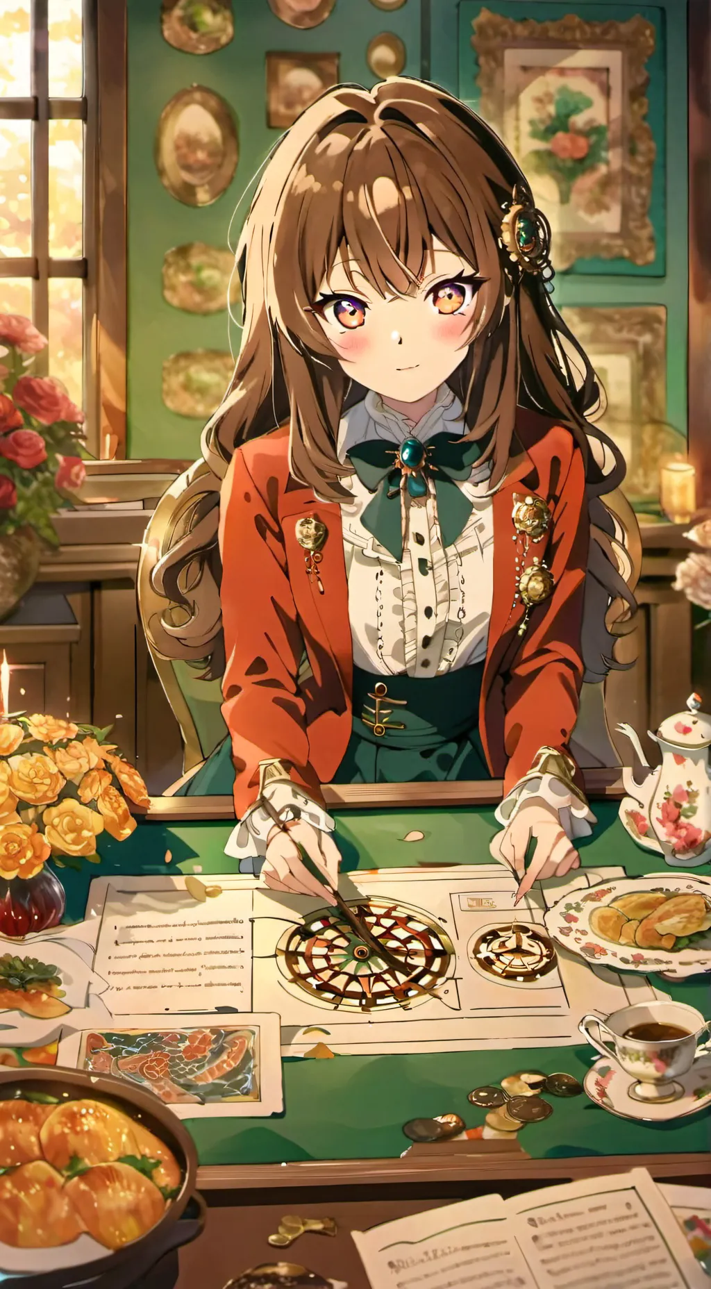 ai character: Рин background
