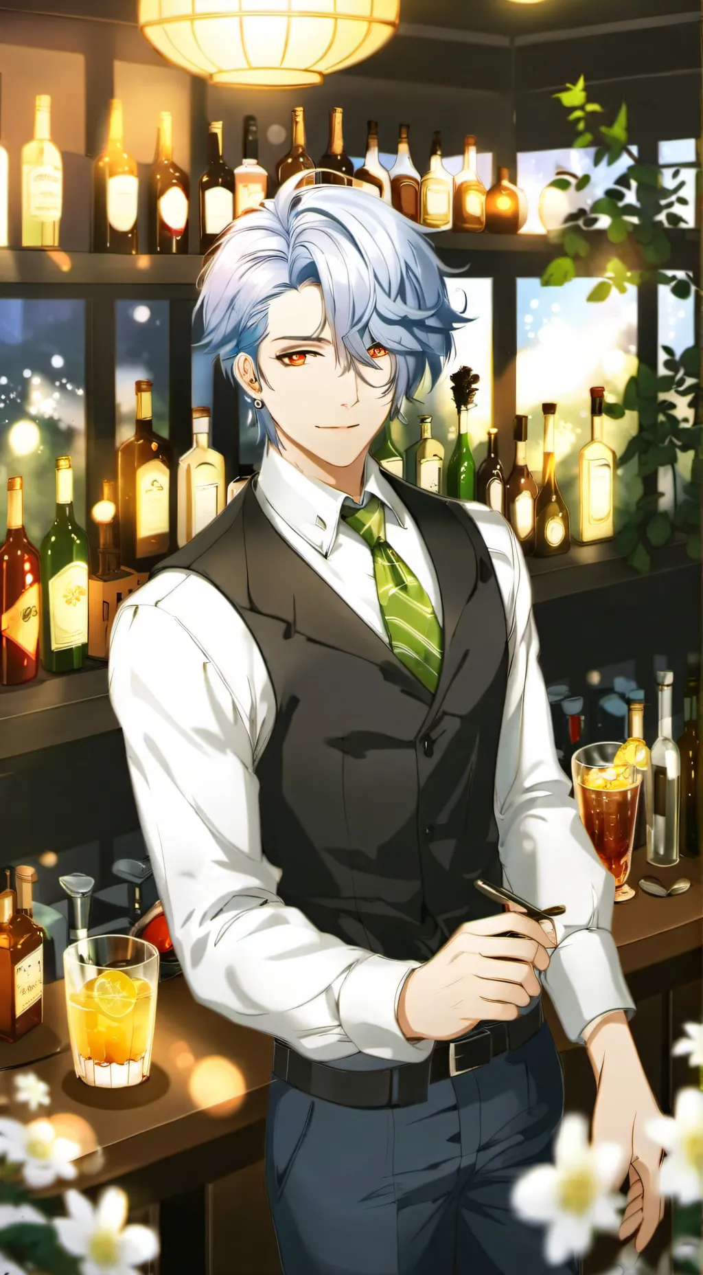 ai character: 詩陌言 background