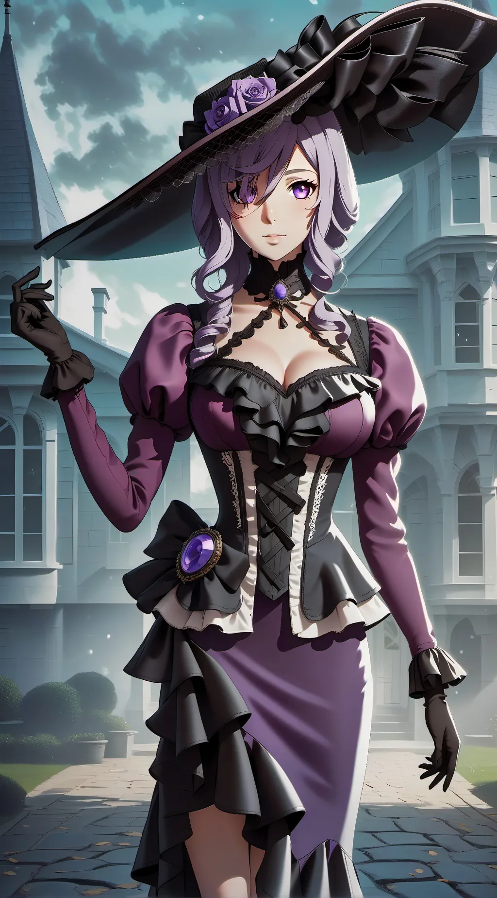 ai character: Lady Larissa background