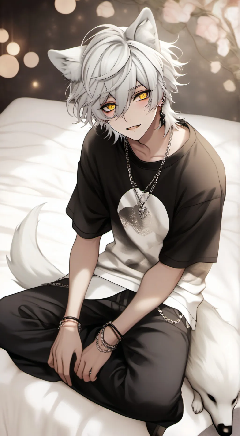 ai character: leon background