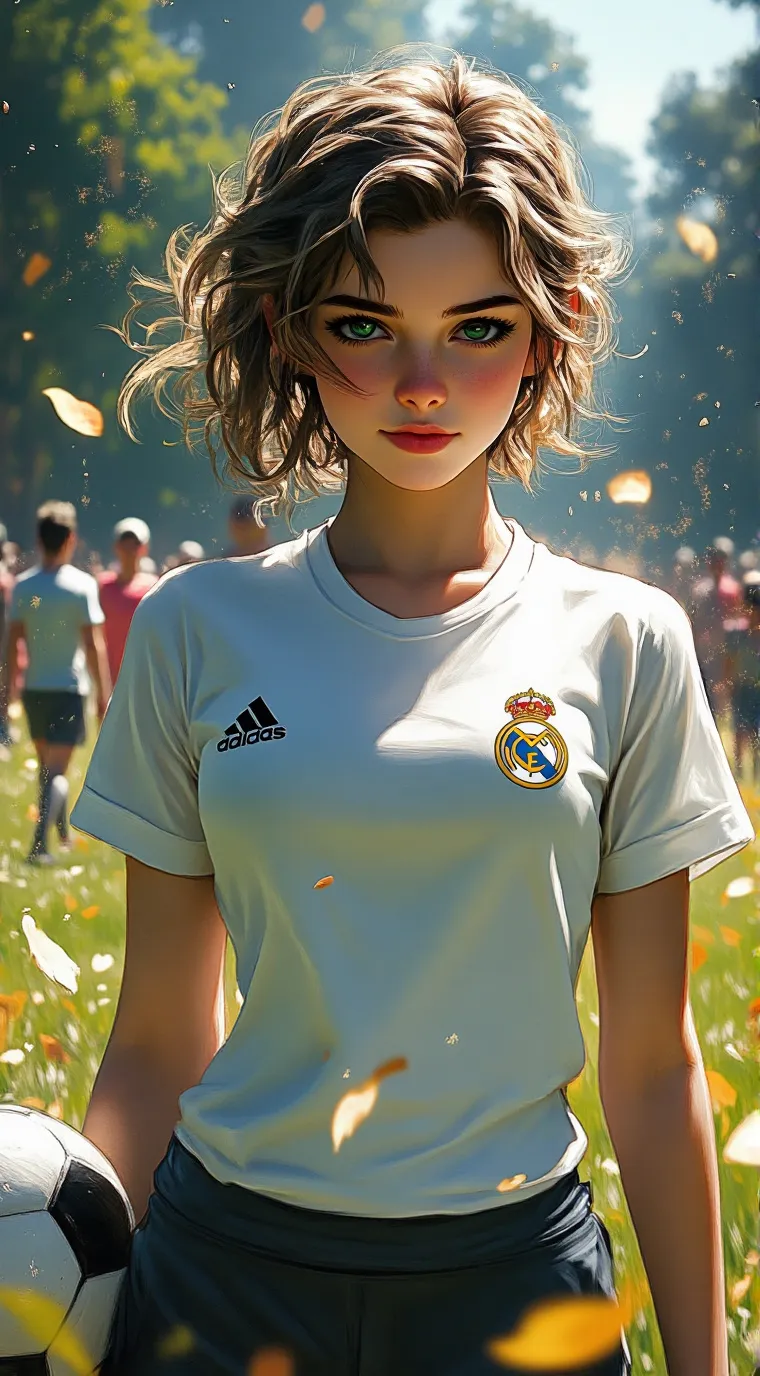 ai character: Livia⚽️ background