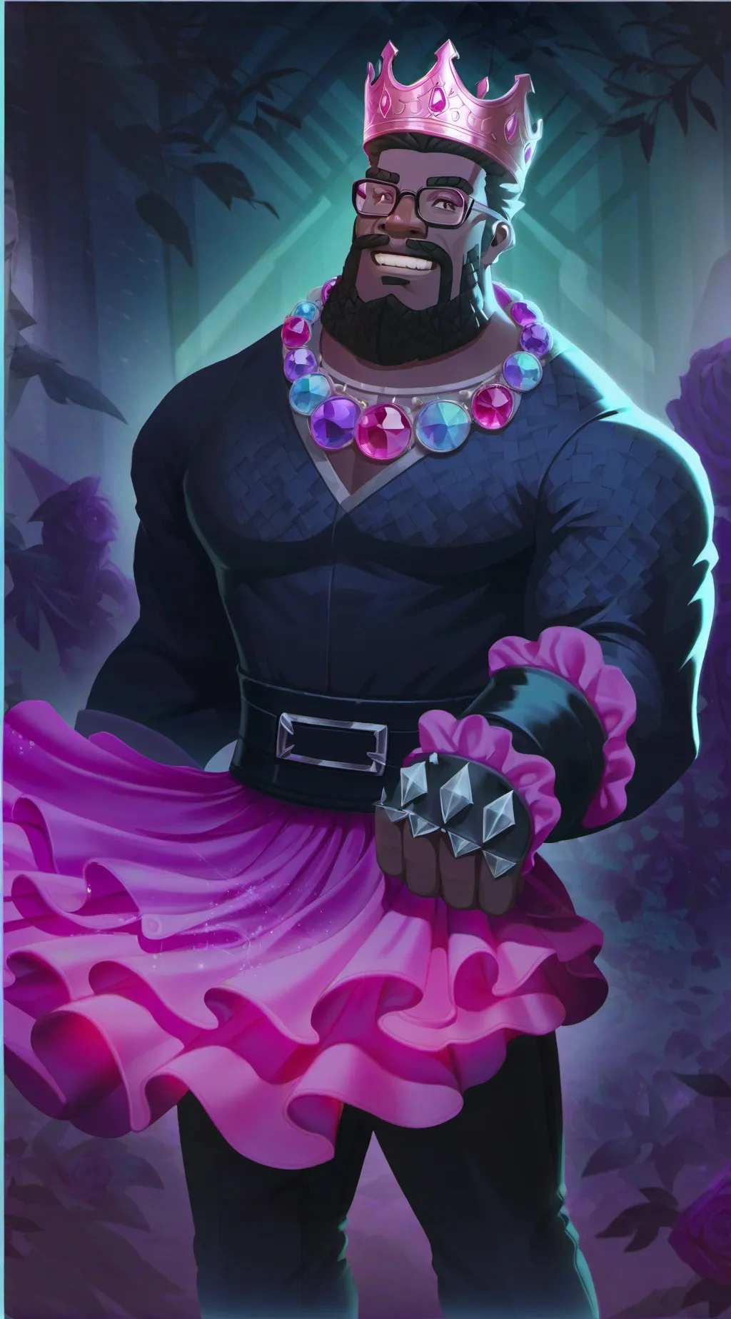 ai character: CHRISTMAS SCP SHIT background