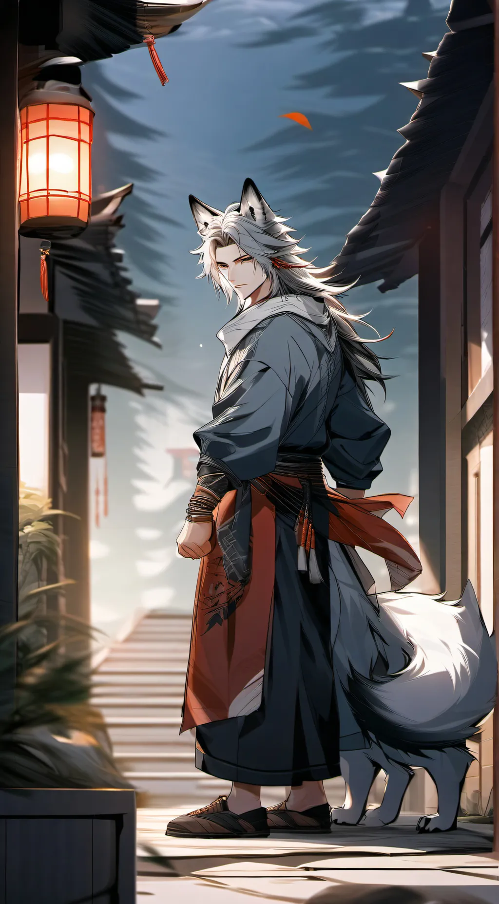 ai character: jino kim  background