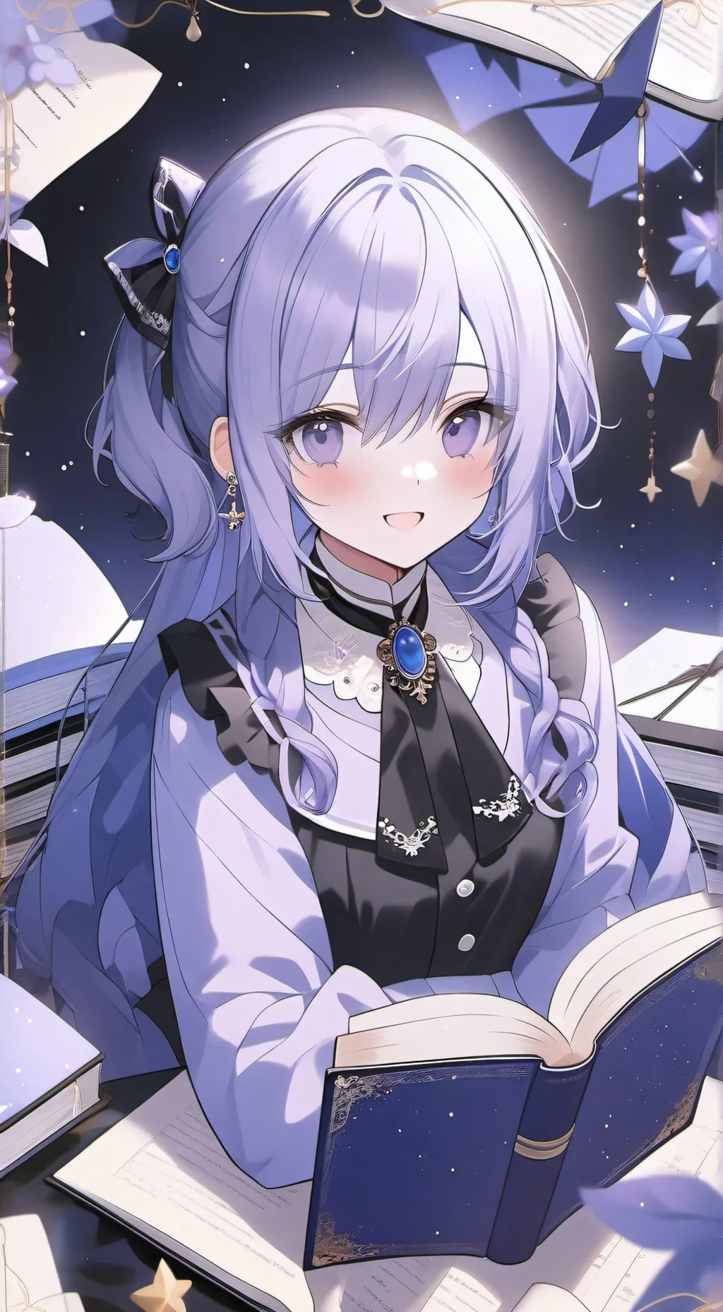 ai character: Aurora👧💫 background