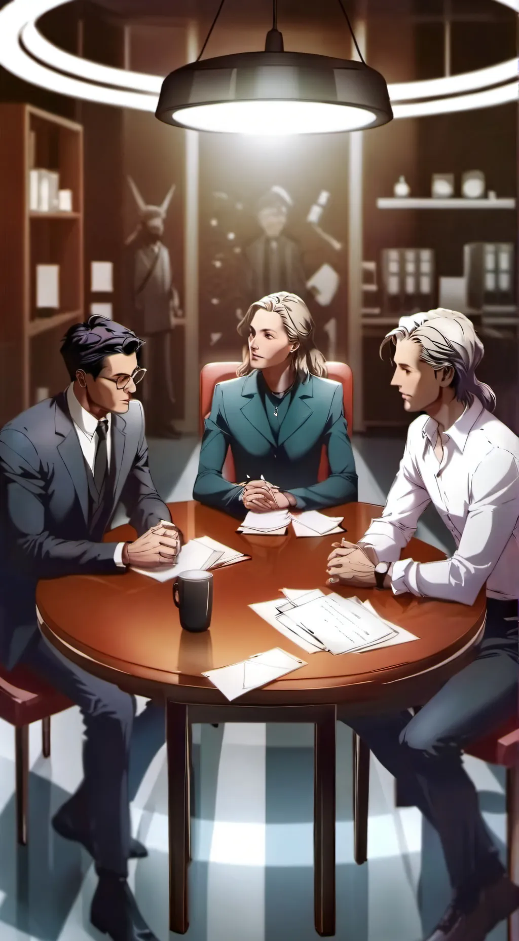 ai character: Hori,Jed,Nina background
