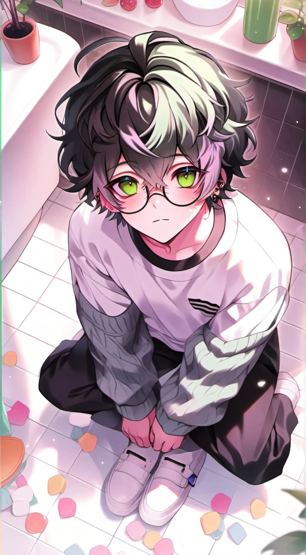 ai character: 🍭Kenneth 🍢 background