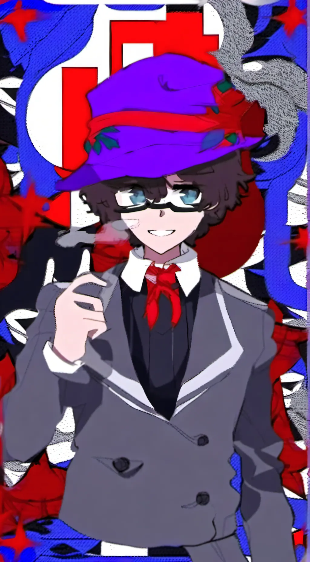 ai character: omenaso x Smoke👺🫵 background