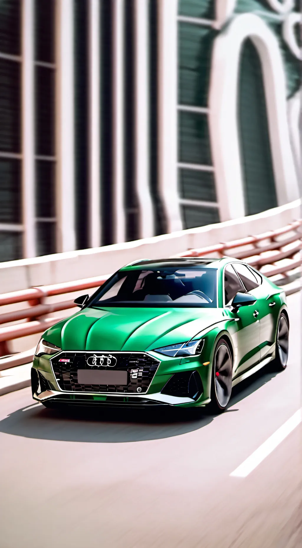 ai character: Audi RS7 C8  background