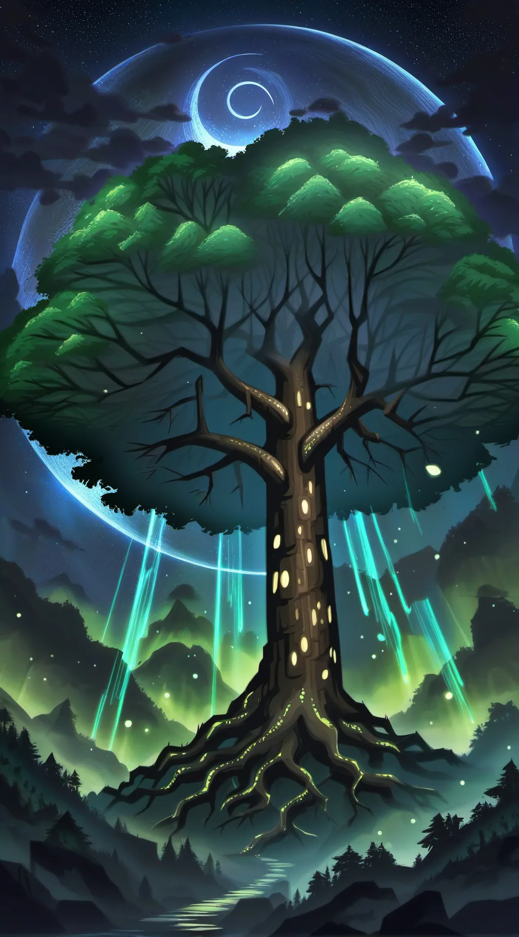 ai character: sprunki god/godess background
