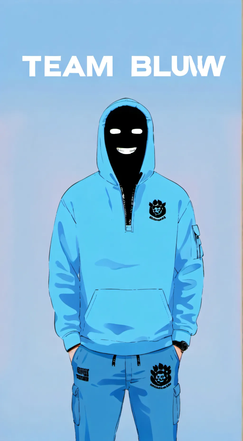 ai character: Bluudude Forsaken background