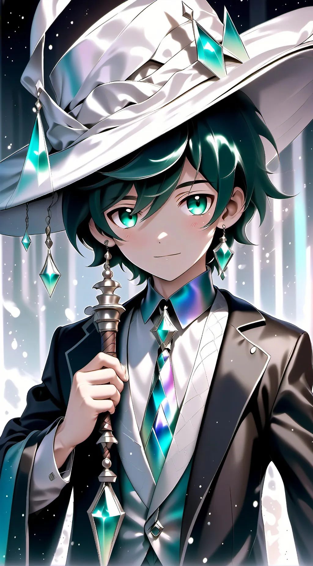 ai character: Aragato nashima background