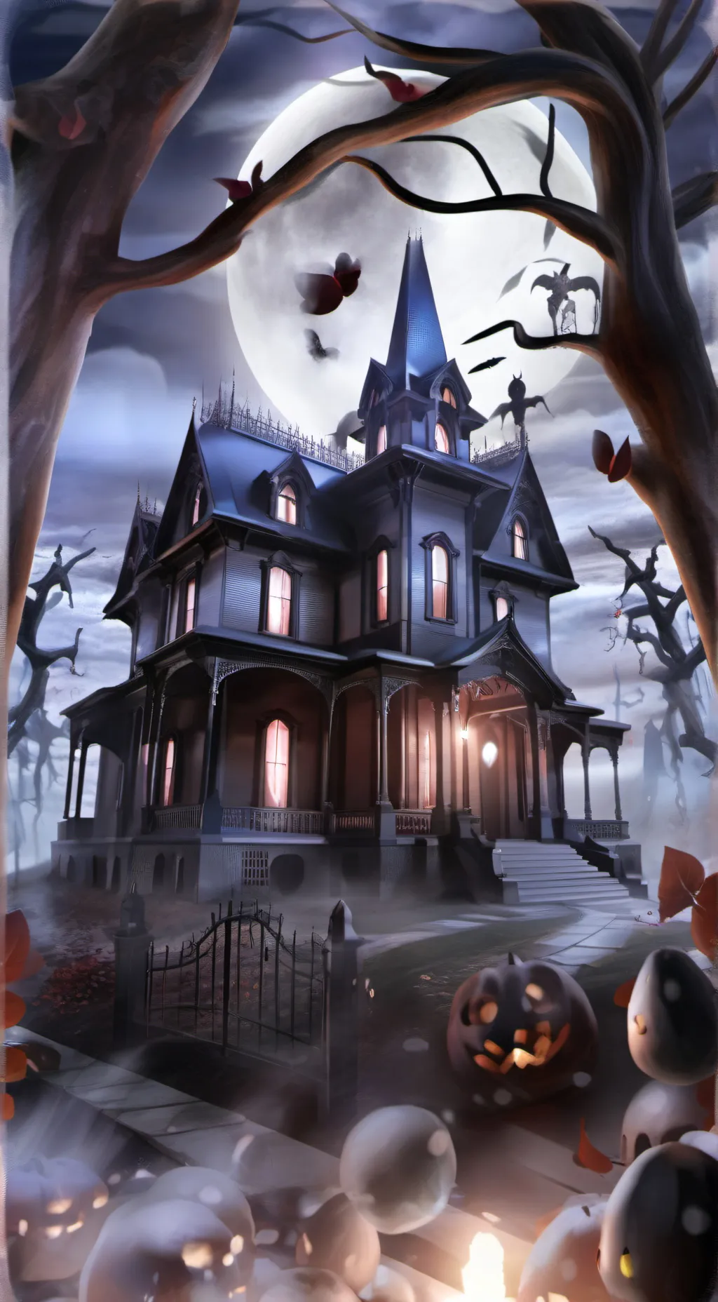 ai character: Forsaken sleepover background