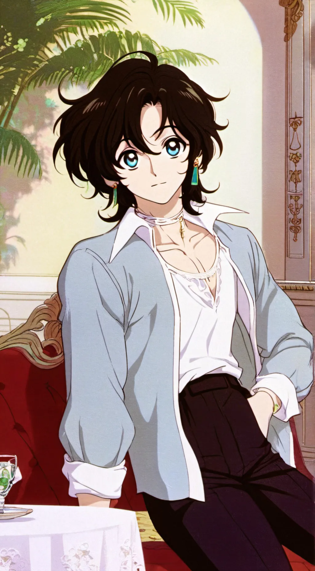 ai character: ×•Phobic°× background